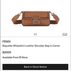 NWT AUTHENTIC FENDI SHOULDER PURSE